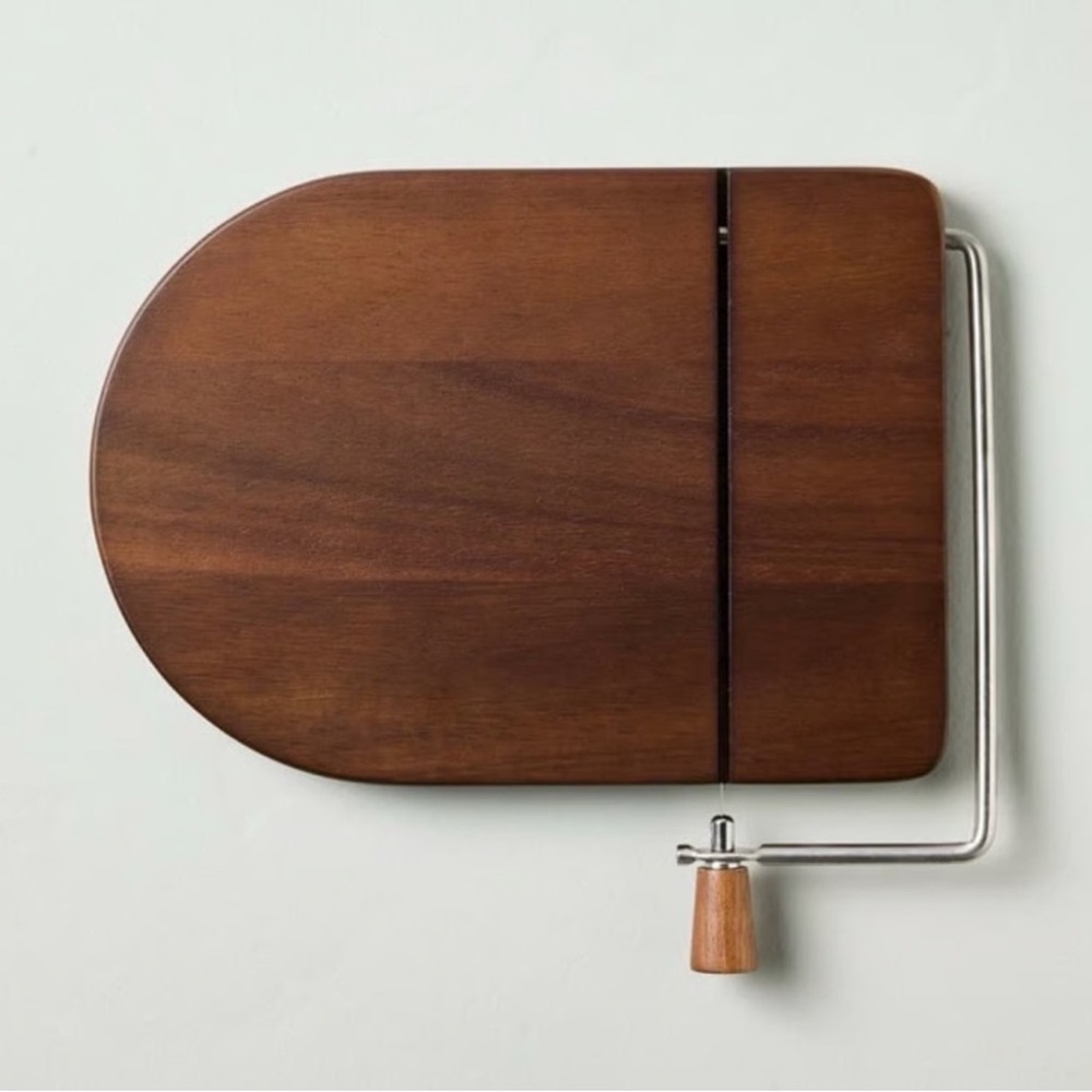 Wood and Metal Cheese Slicer